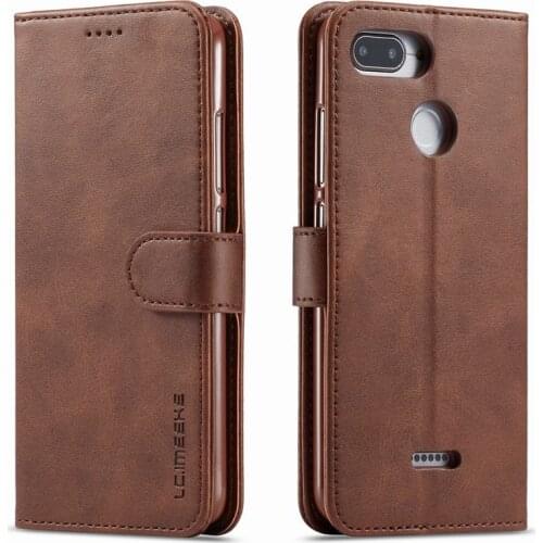 Luxury Cases For Xiaomi Redmi 6 7A Cover Case Magnet Flip Wallet Vintage Phone Leather Bags On Xiomi Redmi Note 7 6 Pro Coque