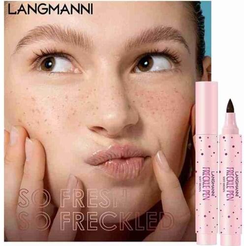 Simulation Freckles Pen Rendering 2.5Ml Pen Dwaterproof SpotsSoft Brown Waterproof Color Water Makeup Point Pen