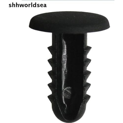Shhworldsea nylon black retainer for renault clip and fastener 153301781
