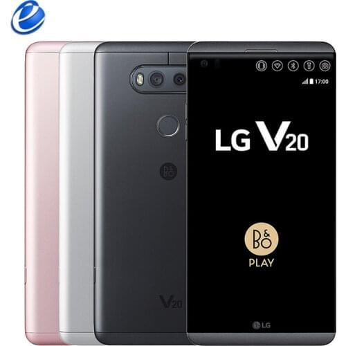 Original LG V20 4GB RAM 64GB ROM Fingerprint Snapdragon 820 Android Dual SIM 5.7'' 16MP+8MP Back Camera 4G LTE Smartphone