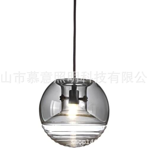 Modern Pendant Light Silver Gold Glass Ball Hanging Lamp Hanglamp Kitchen Light Fixture Dining Living Room Luminaire industrial
