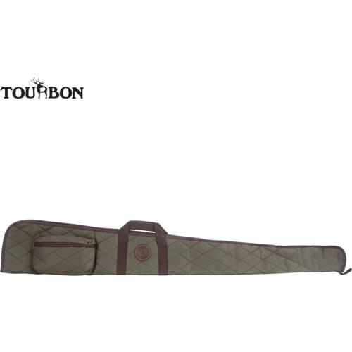 Tourbon Hunting Accessories Tactical Shotgun Bag Case Foldable Slip Nylon Firearm Gun Carrying Bag w/ Ammo Shells Pouch 138CM