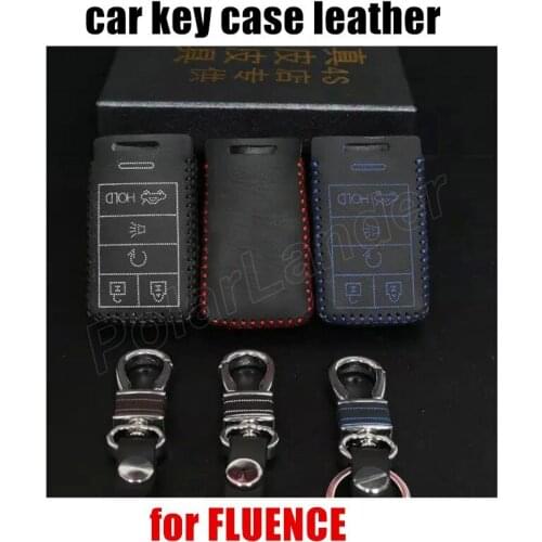 Only Red elegant multifunction car key case cover Hand sewing car styling genuine quality leather DIY fit for CADILLAC SLS