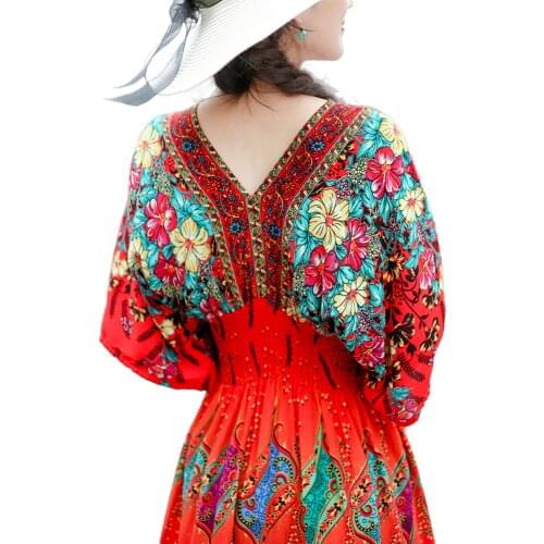 Летние платья бохо YOCLLEA China At AliExpress