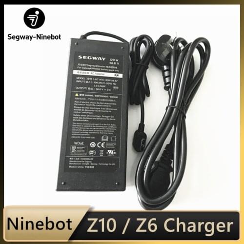 Original 120W 58.8V Charger for Ninebot One Z10 Z6 Self Balance Smart Electric Scooter Unicycle Skate Hoverboard Accessories