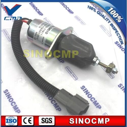 12V fuel stop solenoid switch 1751ES-12A3UC12B1S, shut down, flameout solenoid 129953-77811