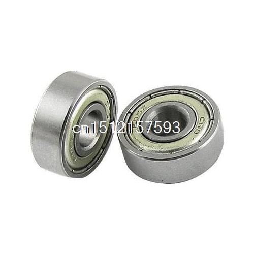 5 Pcs 606Z Double Shielded 6mm ID 17mm OD Mini Metric Ball Bearings