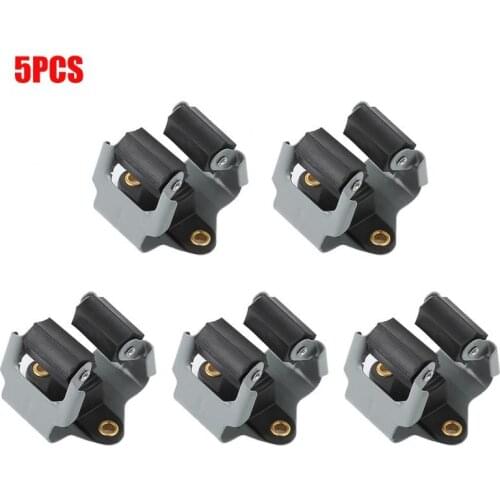 5 PCS/Package Hooks Clip Mop Broom Holder Brush Handle Tool Garden Anger Wall Mounted Rack For Home Bathroom Mop Clip New