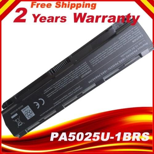 5200mAh Battery for Toshiba Satellite C850 C850D C855D C855 PA5023U-1BRS PA5024U-1BRS 5024 5023 PA5024 PA5023 PA5024U