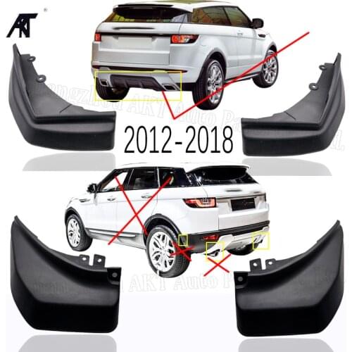Mudguard Splash Fender Car Accessories for Land Rover Range Rover Evoque Dynamic 2/4-Door 2012-2018 4pcs / Set Mud Flaps