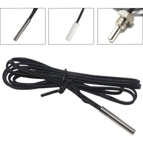1m 2m 5m NTC 10K Temperature Probe 6.5ft Temperature Controller Sensor -40~120 Degree Copper Plastic Screw Thread