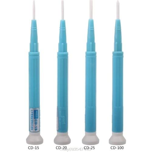 DIY Adjust Frequency Ceramic Screwdriver Anti-static Non-conductive Non-magnetic Slotted Screw Driver Repair Hand Tool D09 20