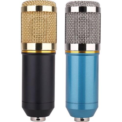 For Condenser Microphone Mobile Computer Recording Network Karaoke Condenser Microphone Bm800 with Gold Ring Microphone