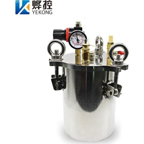 5LStainless Steel Glue Applicator Glue Dispenser Pressure Tank barrels