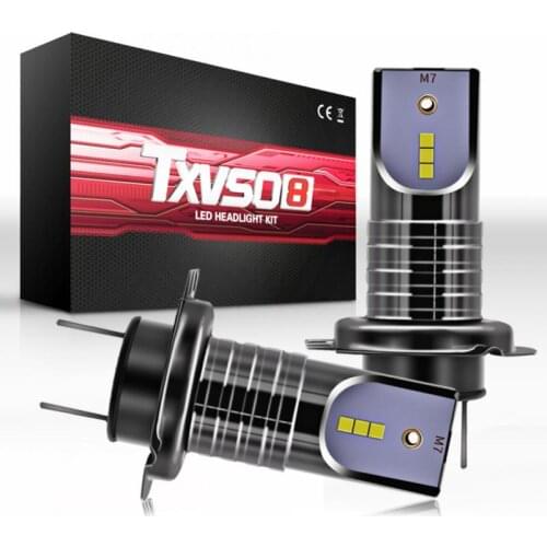 2PCS H7 LED light Car headlights Car headlight H7 LED 110W 20000LM lamp light bulb 6000K white 360 degree beam angle