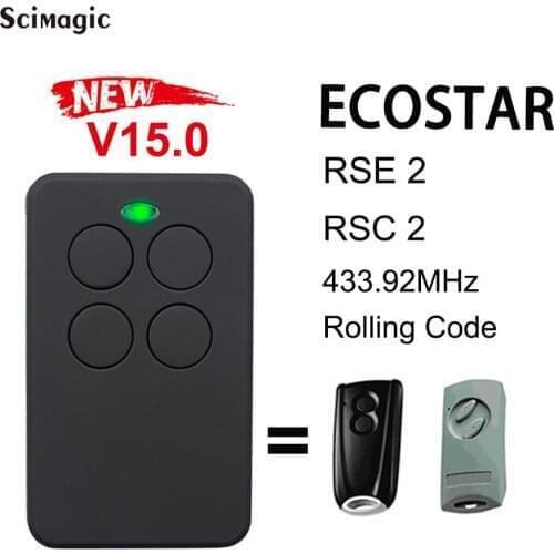 Hörmann EcoStar RSE2 RSC2 433Mhz Garage Door Remote Control 433.92Mhz Rolling Code Ecostar RSC2 RSE2 Remote Control
