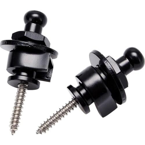 Hot-2pcs Guitar Strap Lock Pin Peg Buttons Skidproof Straplock Guitar Bass Parts Hot