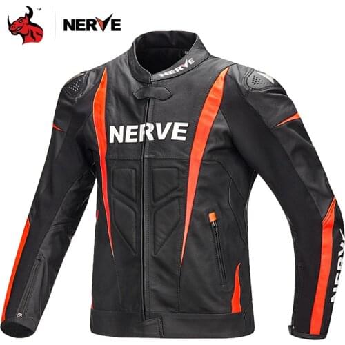 NERVE Motorcycle Jacket Man Motocross Jacket Retro Chaqueta Moto Wearable Moto Protection Racing Anti-fall Riding Jacket