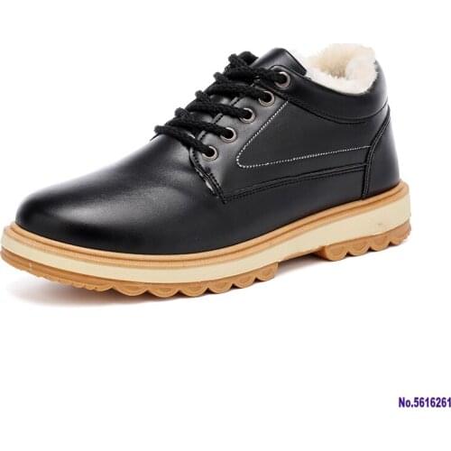 2020 Men Winter Snow Boots Warm Boots Plush Ankle Boot Snow Work Shoes Casual Mens Snow Boots