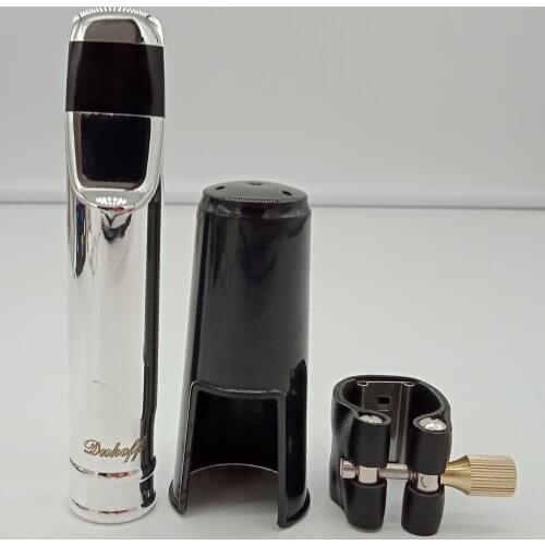 Music Fancier Club Professional Metal Tenor Soprano Alto Saxophone Mouthpieces Silver Plated Sax Mouth Pieces Accessories