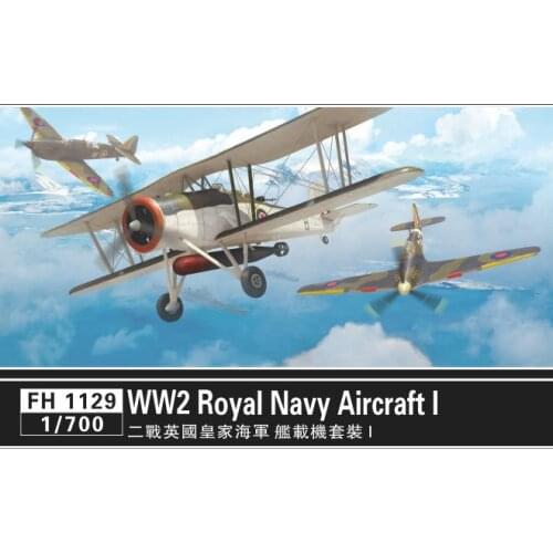 Flyhawk FH1129 1/700 WWII Royal Navy Aircraft I Plastic Model Kit