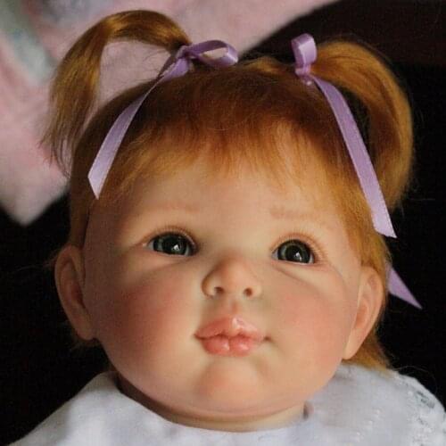 20 Inch Silicone Reborn Baby Doll Kit Accessories DIY 50 CM Vinyl Blank Model Nancy Toddler Fresh Color Soft Touch
