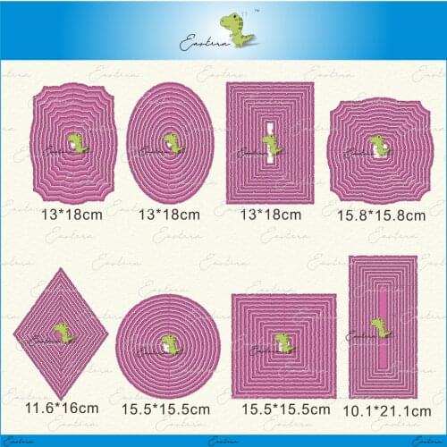 Oversized broken frame Cutting Dies new 2020 DIY dies Scrapbooking Paper Making Craft dies alinacrafts frame dies Metal mould