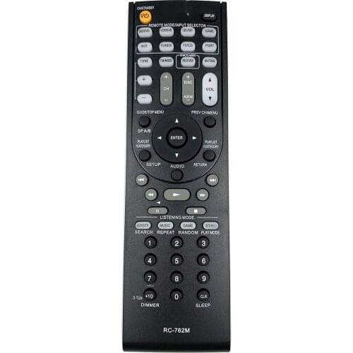 New Remote Control RC-762M for Onkyo AV Receiver HT-R290 HT-R380 HT-R390 HT-R538 TX-SR308 HT-S3400 HT-RC230 AVX290 AVX-290