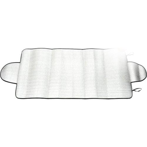 Silver Car Front Windshield Cover Winter Snow File Thickening Front Gear Sunshade