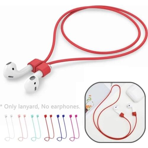 Headset Anti-Lost Silicone Cable Cord String Rope For AirPods 1 2 Pro Accessori for Xiaomi Airdots Pro 2 Air TWS Anti-Lost Rope