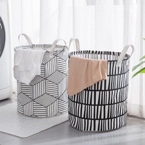 Foldable Laundry Basket Home Decoration Room Organizers Fabric Sundries Storage Baskets Household Items Bathroom Accessories