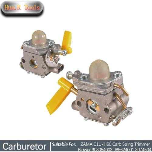 Carburetor Replacement For ZAMA C1U-H60 Carb String Trimmer Blower 308054003 985624001 3074504 Hedgerow Pruning Trimmer Chainsa