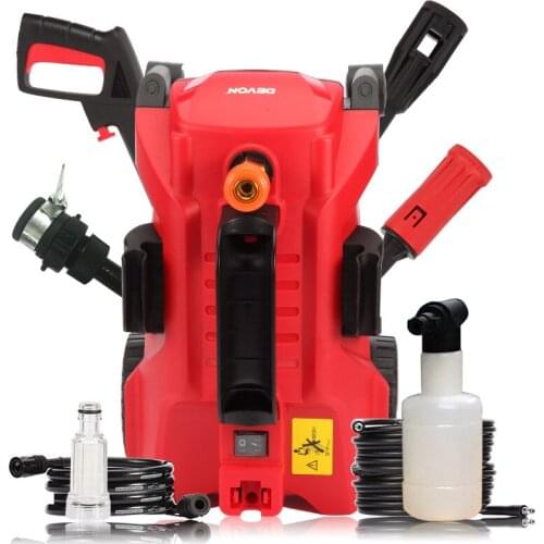 High Pressure Lithium Battery Car Washer Home Wireless Portable AC Charging Water Gun 1400W Waterproof Electric Cleaning Tools