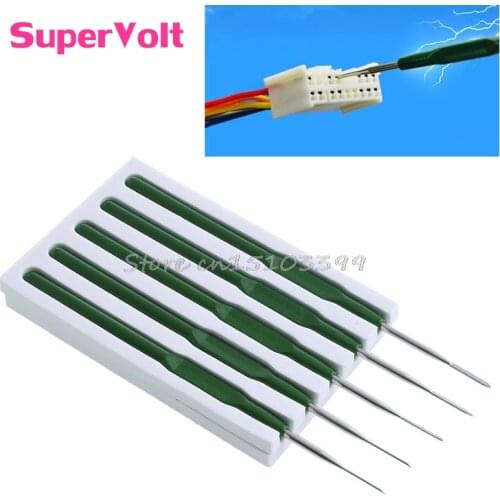 5 Car Wire Terminal Socket Pin Removal Dismount Tools Maintenance Titanium Alloy G08 Whosale&DropShip