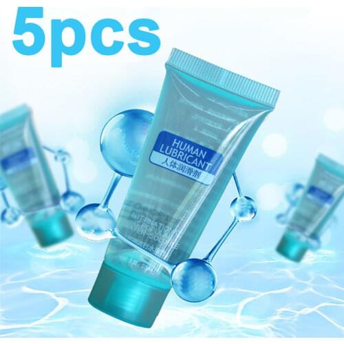 5pcs Based Lube Water Anal Grease for Sex Lubricant Gel Vagina Lubrication Oil Lubricante Sexual Silk Lubricants Women Exciter