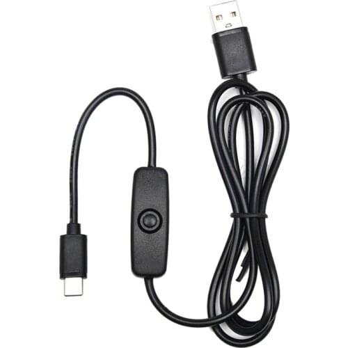 5V 3A 3000mA Power Supply Adapter USB Type-C Charger Cable for Raspberry Pi 4 4B X3UB