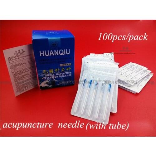Household sterilize acupuncture needle stainless steel disposable stimulating acupoints massage needle 500pcs/pack