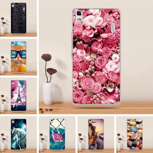 For Lenovo A7000 Case Silicone Cover for Lenovo K3 Note Phone Case for Lenovo A7000 K3 NOTE Cover Phone Case Coque fundas 3D Cat