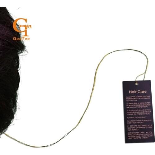 Quality hangtag string Hanging strings cord for paper price tags,gold/silver shinny thread tie rope for hair packaging