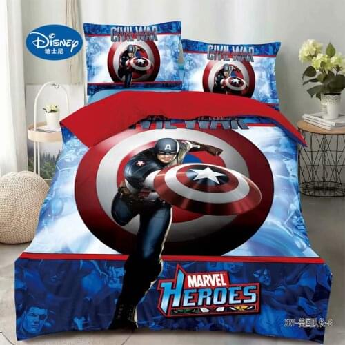 Disney Cartoon Bedding Set single twin Size Duvet Cover Sheet Bedspread boys Home gift