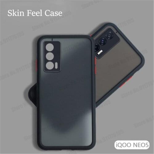 Frosted Skin Feel Protection Cover For VIVO IQOO NEO5 X60 Pro Plus IQOO 7 Z1X Y95 Y93 Y19 S9E S9 Y52S Slim Shockproof Back Cover