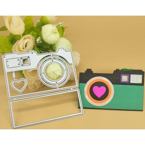 Cameras, metal knife molds for old-fashioned cameras, scrapbooks, photo albums, greeting cards, DIY decorations, handmade art