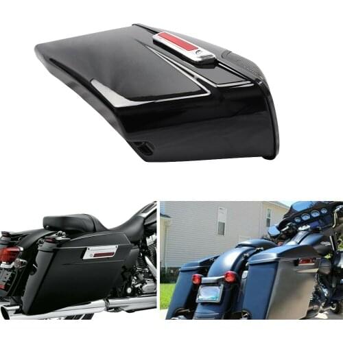 Motorcycle Extended Hard Saddle Bags For Harley Softail Touring Electra Street Glides Road Glide Road King 1994-2013