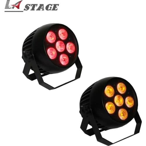 Outdoor Ip65 Rated Battery Powered DMX512 Wireless 6X18w 6in1 Waterproof Can LED Par Light