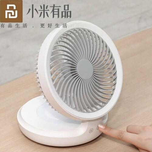 Youpin edon Mini USB Desktop Fan Personal Portable Cooling Fan 90° Foldable For Office Household Traveling 4 Speed Touch Control