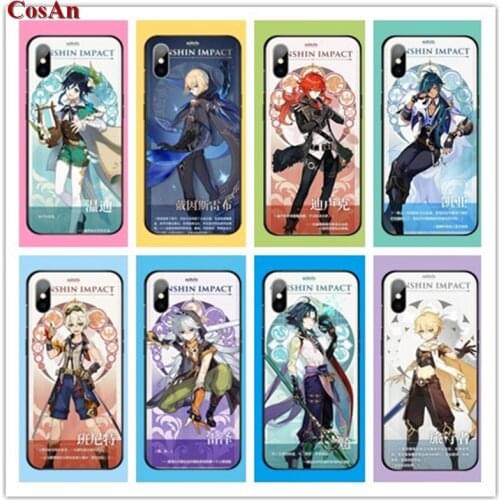 New Game Genshin Impact Peripheral Cosplay Fashion Lovely Mobile Phone Shell Accessories Birthday Gift For Friends Daliy Used