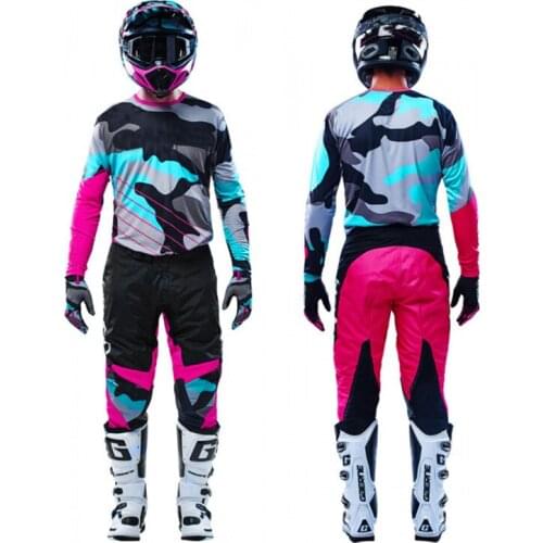 NEW 2020 Pink MX MTB Annex Motocross Racing Gear Set Top Dirt Bike Suit ATV UTV Jersey Pants Off-road Gear Set Combo