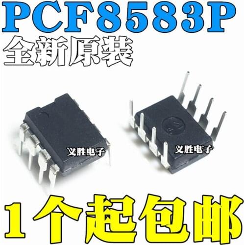 New and original PCF8583 PCF8583P DIP8 Real-time clock chip, encapsulation dip8 Into the clock/timer, real time clock