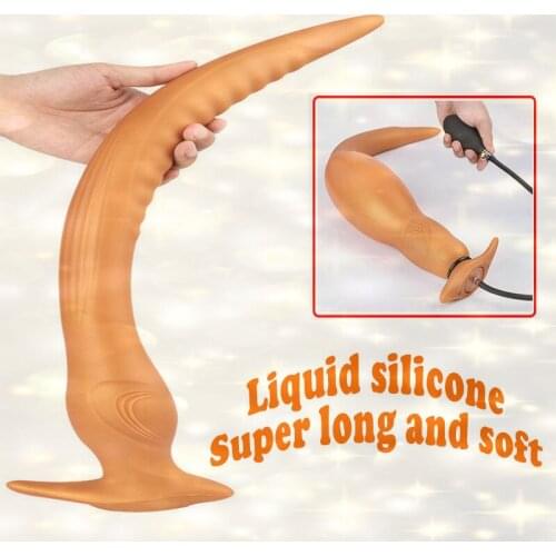 Huge Inflatable Anal Plugs Dildo Sex Shop Prostate Massage Butt Plug Anal Masturbator Dilator Expandable Sex Toys for Woman Men