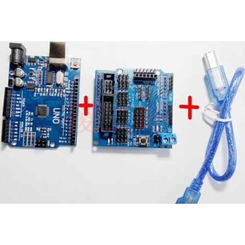 Robot Control Board Servo Controller UNO R3 + Servo Controller Kit Board For Arduino DIY Robotic Arm Tank Car Chassis RC Toy